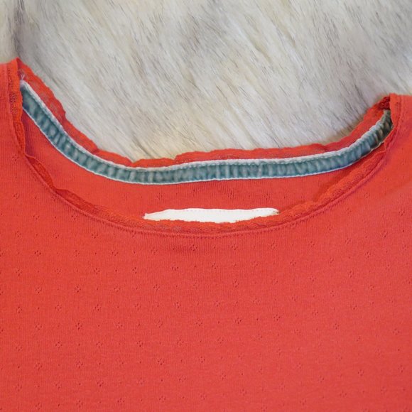 BODEN - Girls Long sleeve top with lace edge - Picture 5 of 8